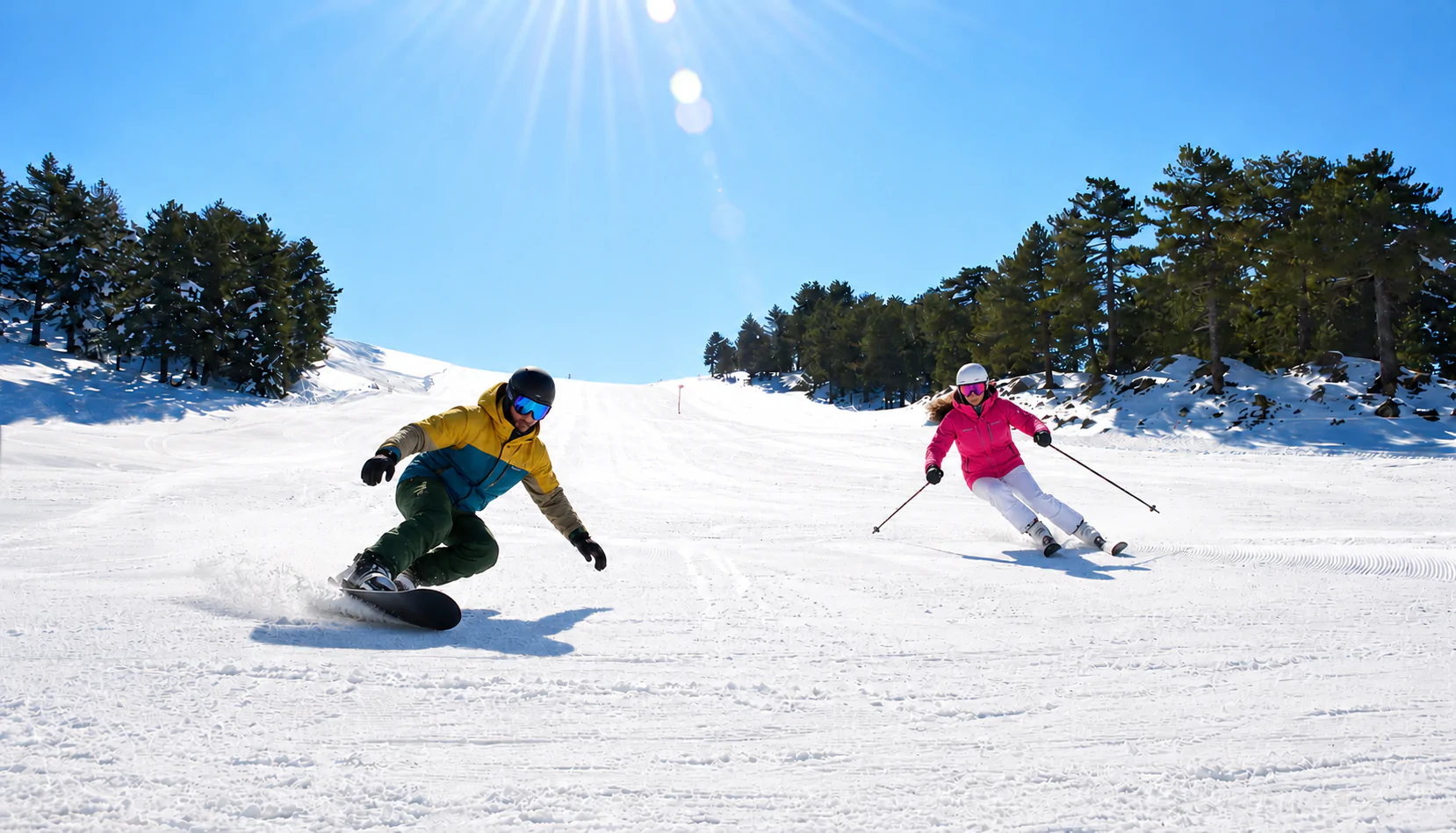 Karın Zirvesinde Kayak, snowboard ve kışın tüm heyecanı Murat Dağı’nda.